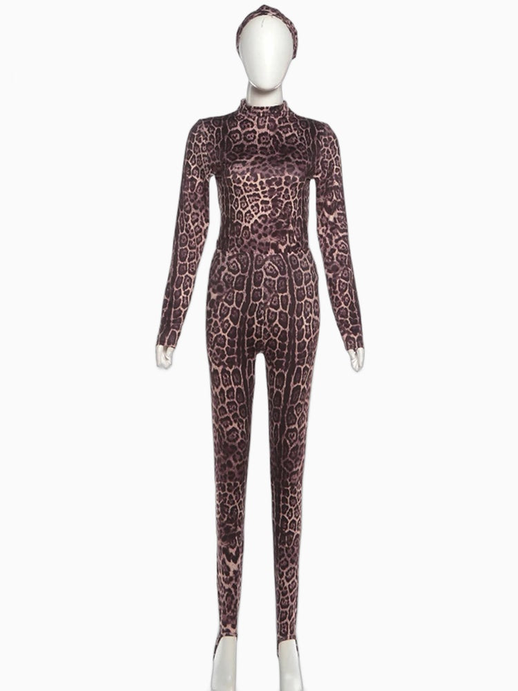 Ensemble Femme Léopard Décontracté Polyester