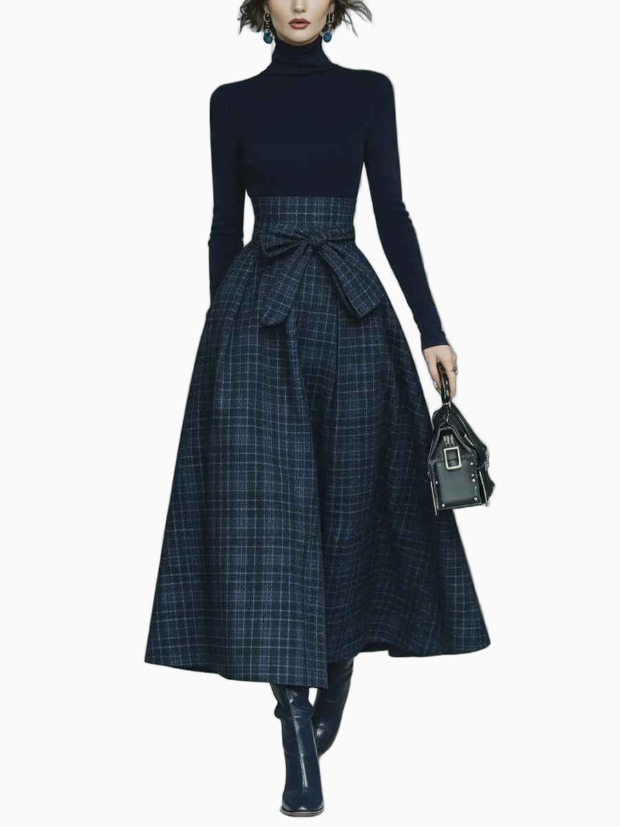 Ensemble Tailleur Femme à Carreaux Coton