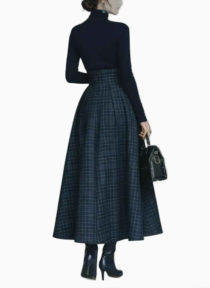 Ensemble Tailleur Femme à Carreaux Coton