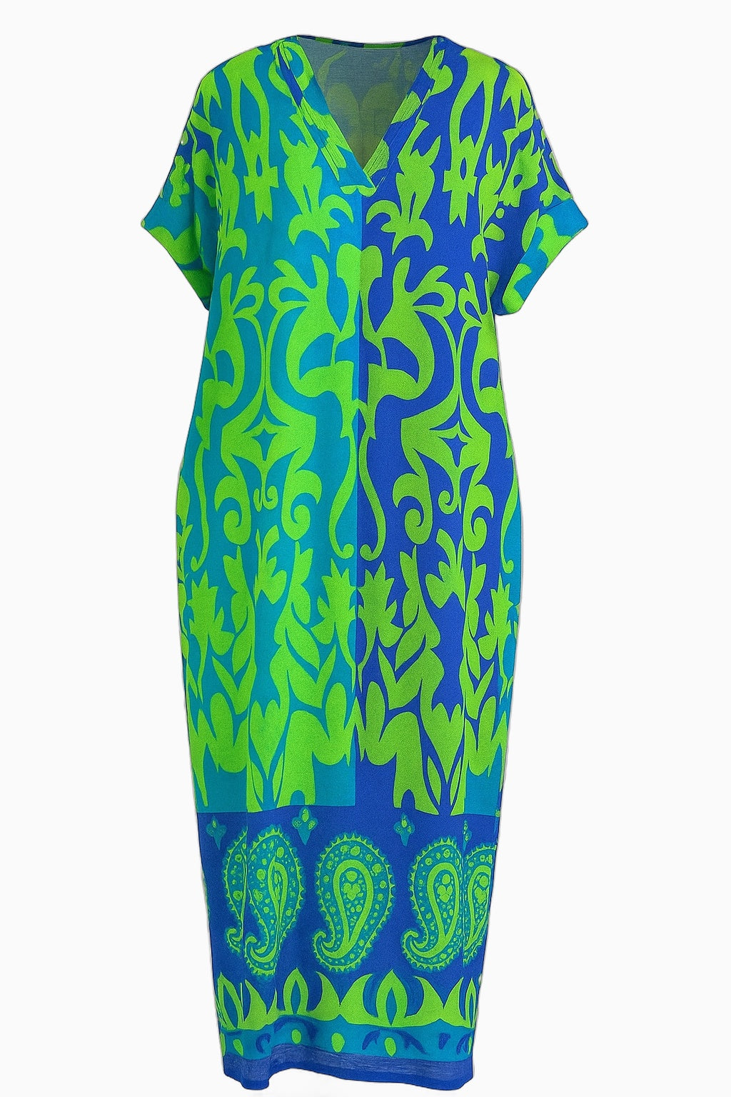 Robe Midi Fleurie Élégante Femme pour Cérémonie, Fête, Cocktail - Tissu Léger, Diverses Tailles