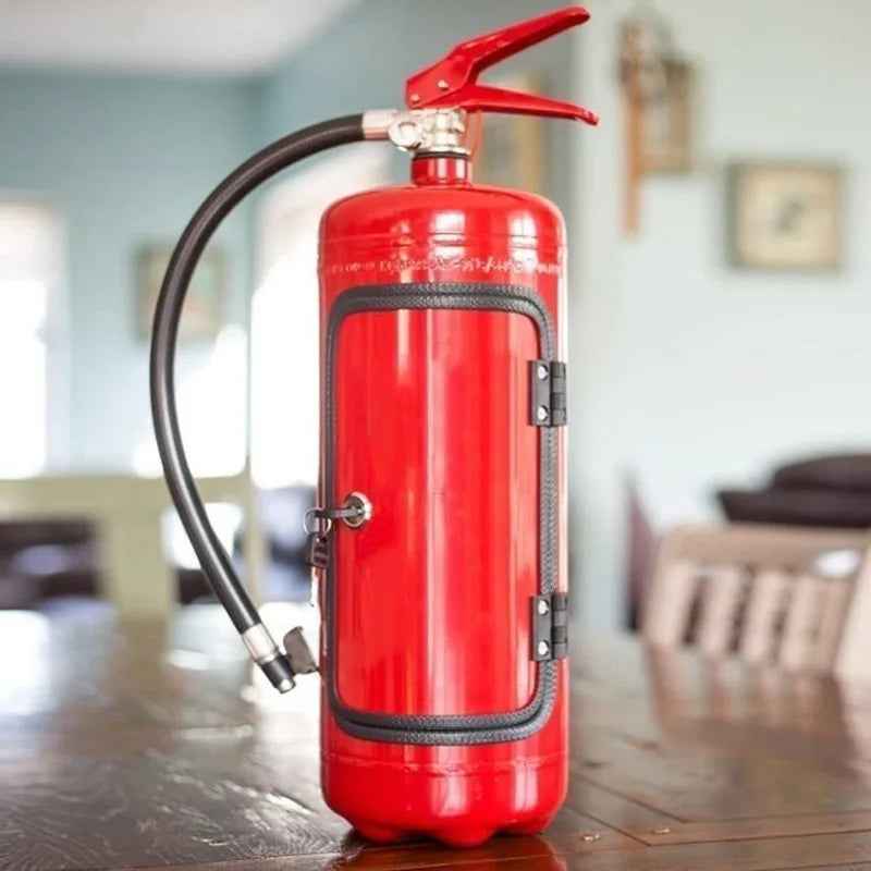 Mayer : Cachette Extincteur BlazeVault Originale - Rangement Bouteille Sécurisé Décoratif Maison/Bureau dans de Crystalli