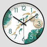 wall clock : Horloge Murale Motif 9 Poissons Verre - Quartz Analogique Silencieux, Ø30 Cm dans horloge murale 5 de Marche Lino