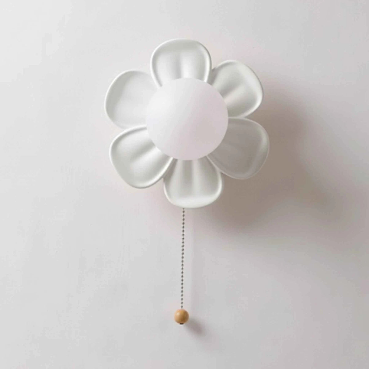Éclairage : Applique Murale LED Fleur Design Moderne, Éclairage Intérieur Décoratif Blanc Chaud dans Blanc de Marche Lino