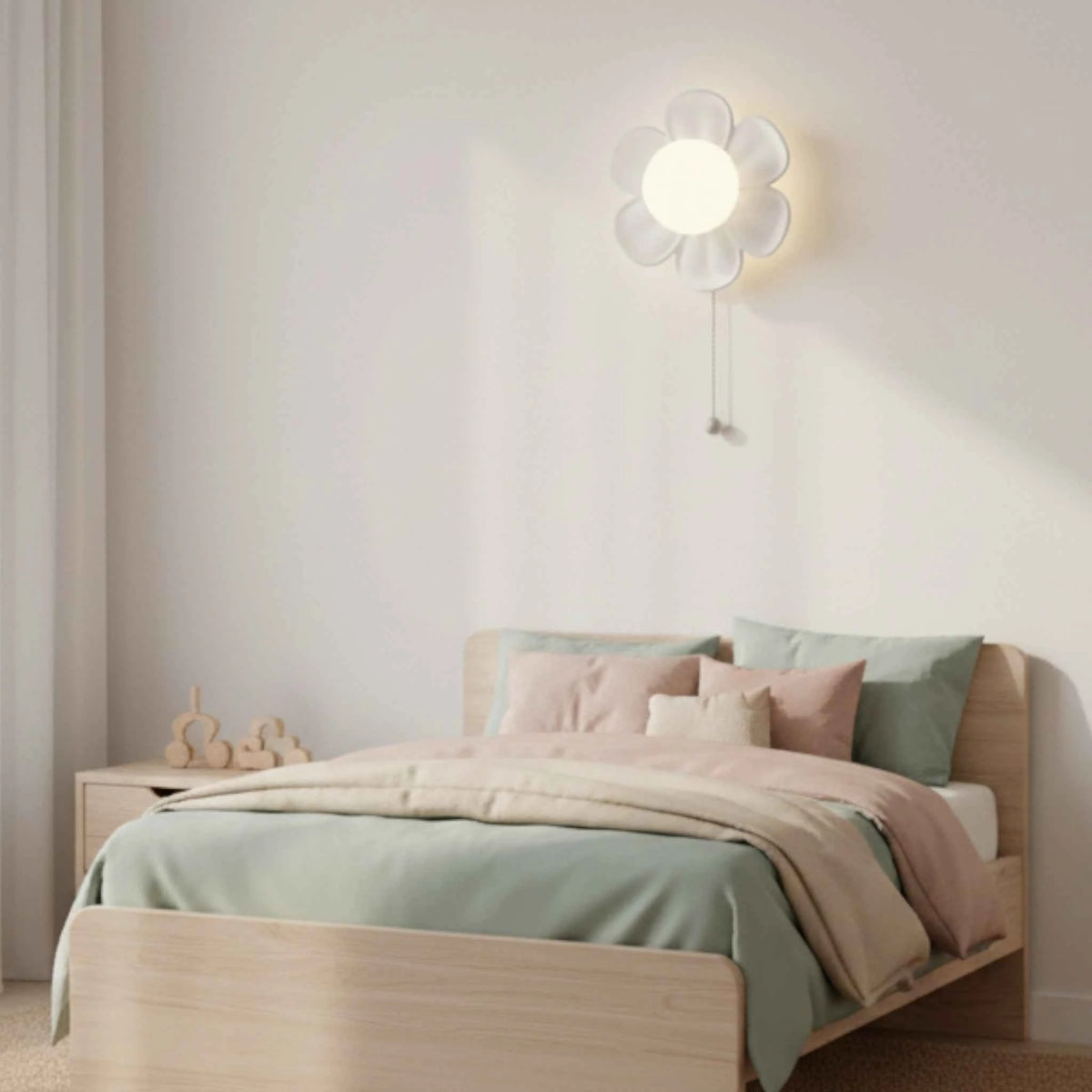 Éclairage : Applique Murale LED Fleur Design Moderne, Éclairage Intérieur Décoratif Blanc Chaud dans de Marche Lino