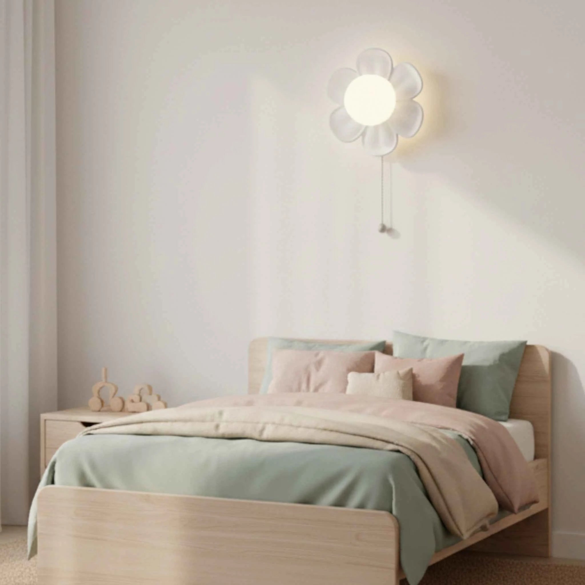 Éclairage : Applique Murale LED Fleur Design Moderne, Éclairage Intérieur Décoratif Blanc Chaud dans de Marche Lino