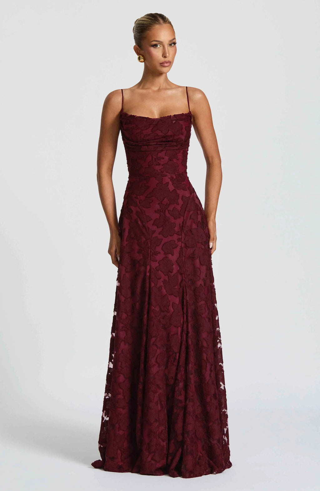 Aveline | Robe Longue Corset en Dentelle Élégante - Robe de Soirée Glamour