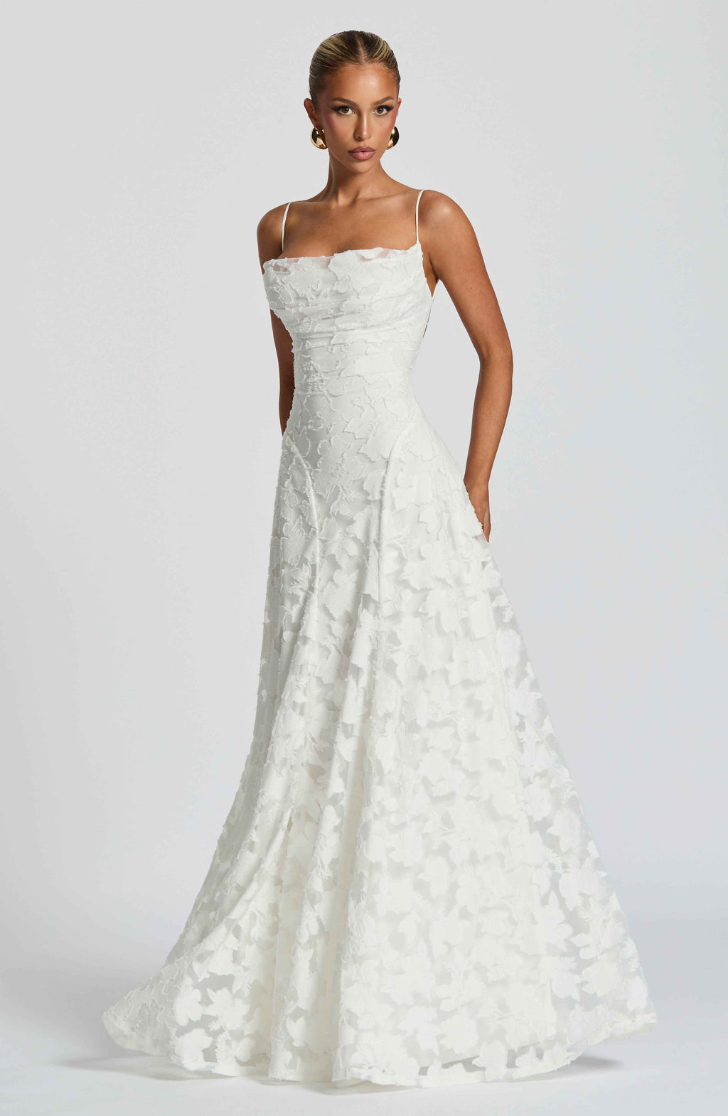 Aveline | Robe Longue Corset en Dentelle Élégante - Robe de Soirée Glamour
