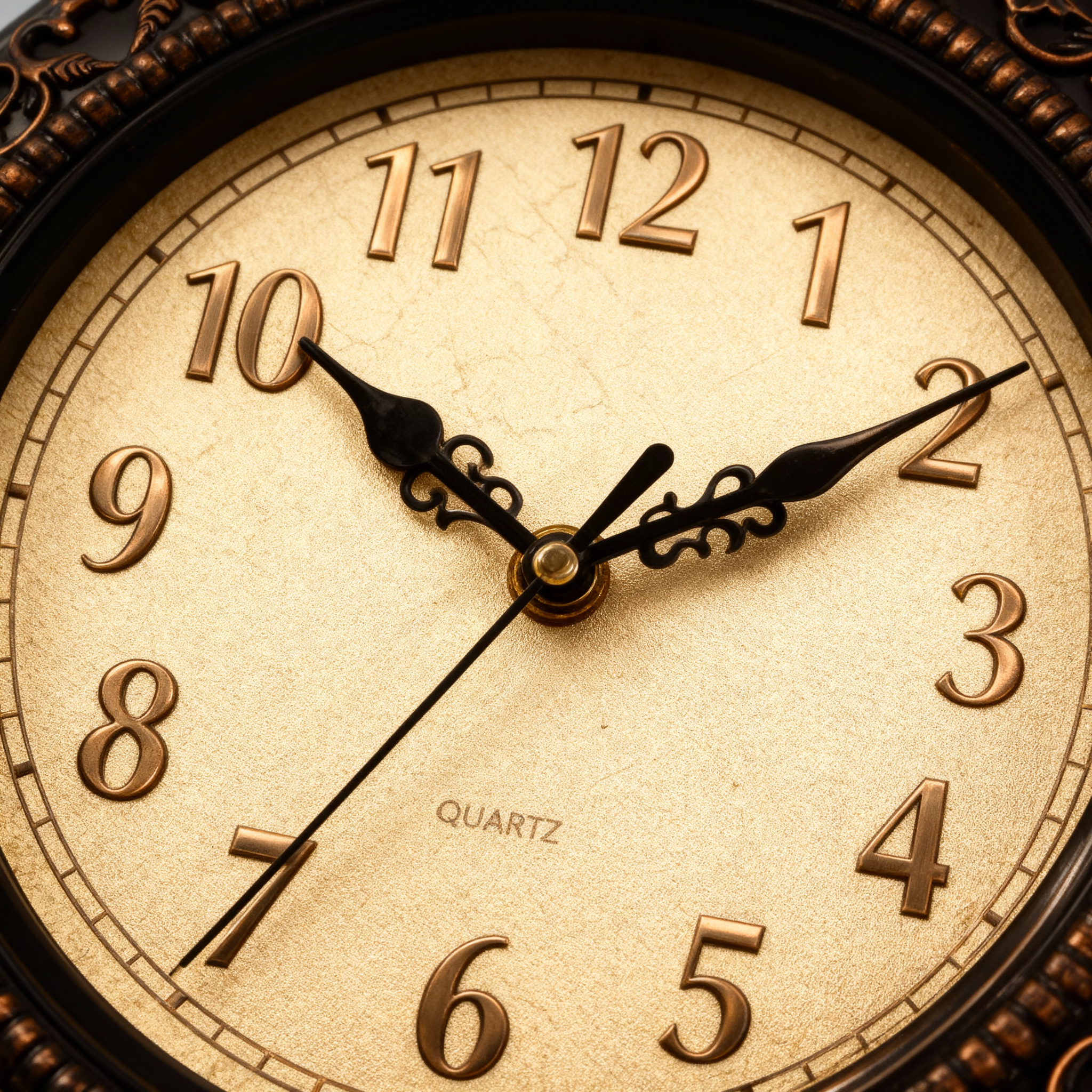 Horloges murales : Horloge Murale Style Vintage avec Surface Miroir Acrylique dans de Marche Lino