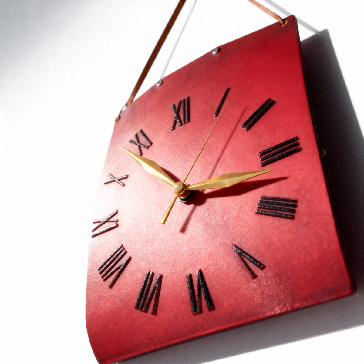 Horloges murales : Montre Murale avec Sangle en Simili Cuir dans de Marche Lino