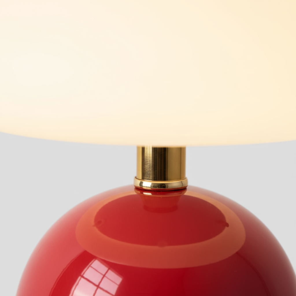 Lampe de Table LED Acrylique Prise USB Métal