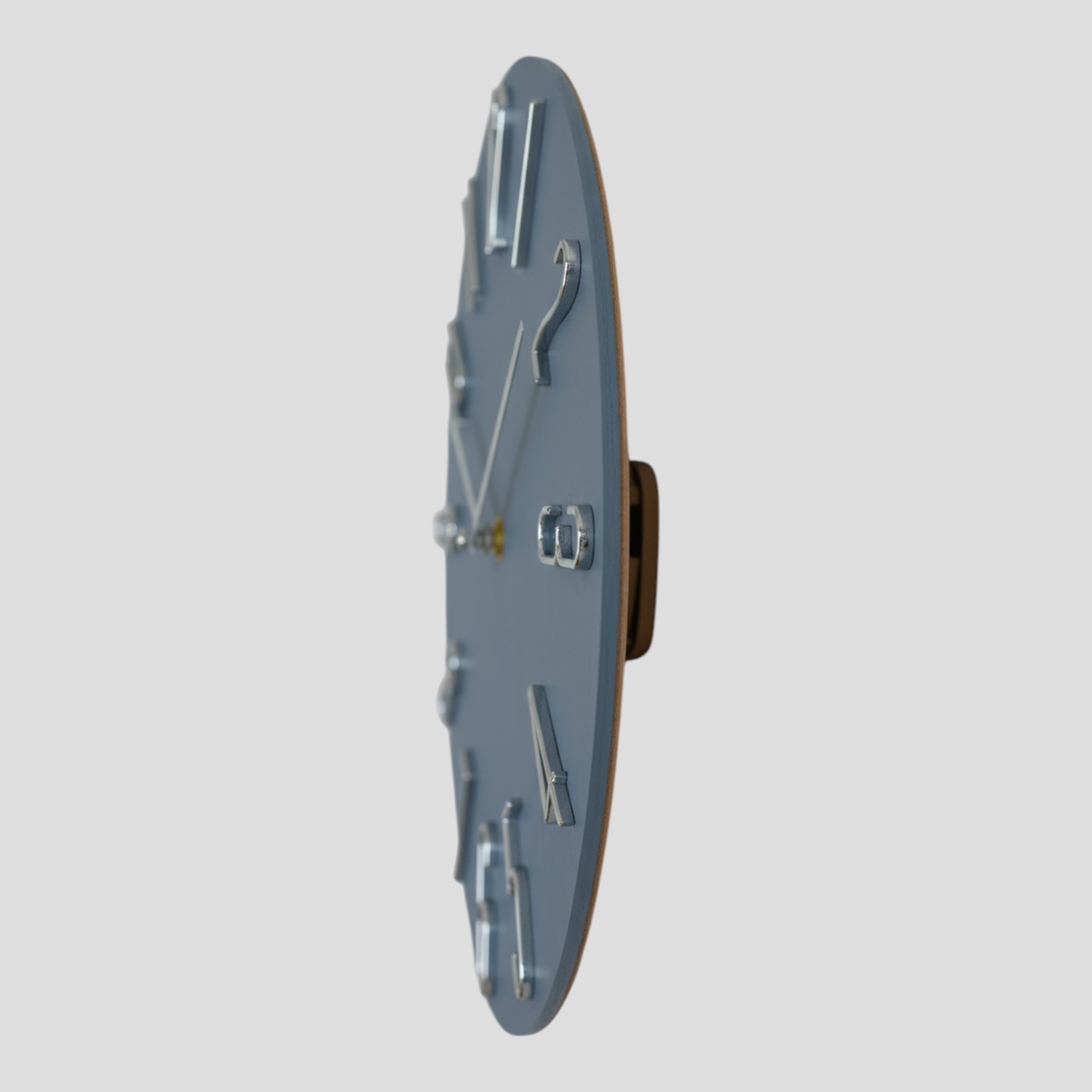 Horloges murales : Horloge Murale Silencieuse 30 Cm Verre - Chiffres Métalliques, Style Moderne dans de Marche Lino