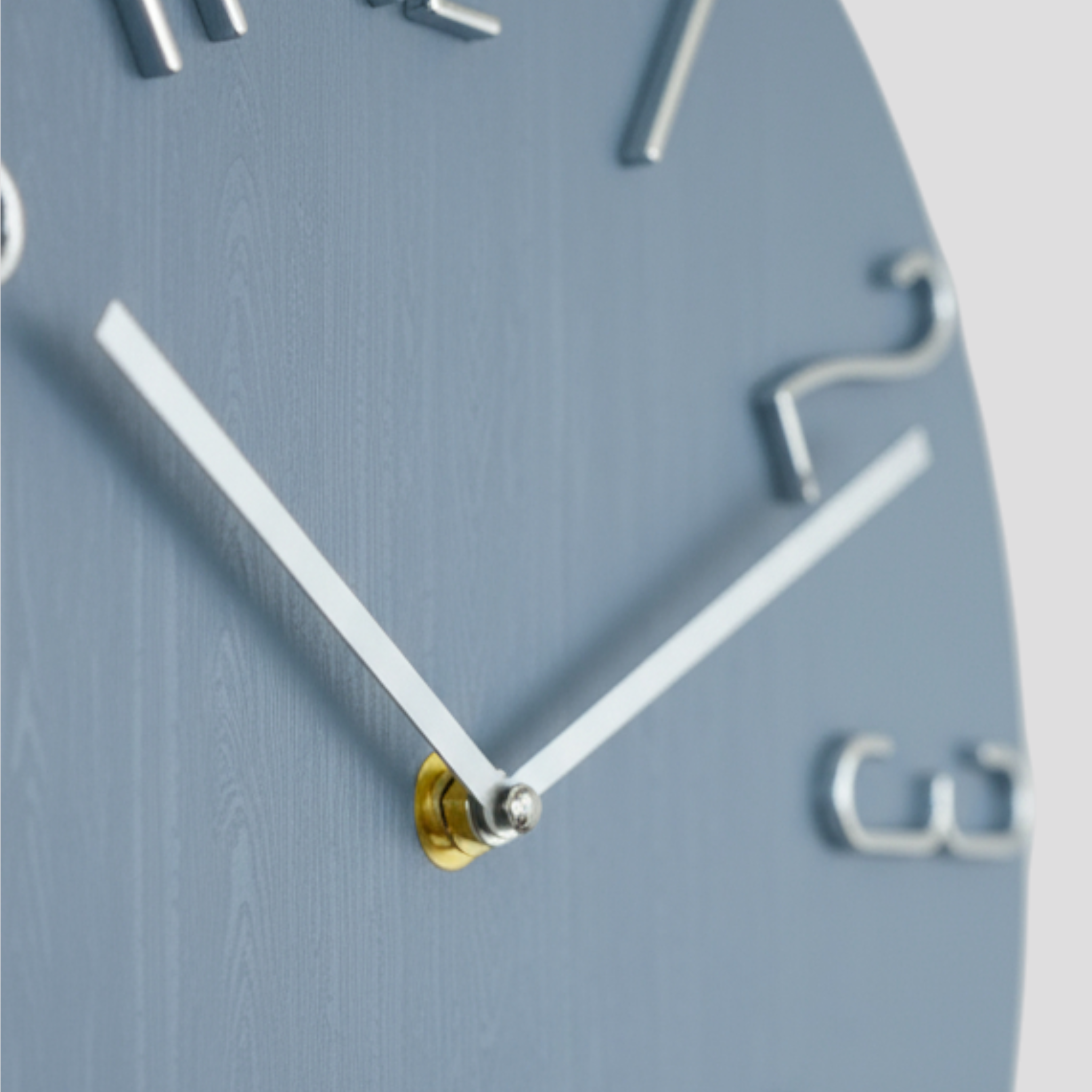 Horloges murales : Horloge Murale Silencieuse 30 Cm Verre - Chiffres Métalliques, Style Moderne dans de Marche Lino