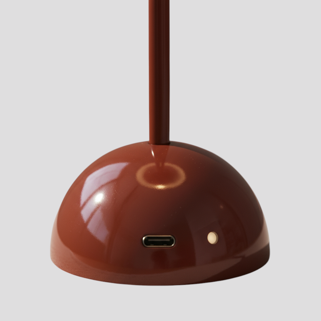Lampes de table : Lampe de Table LED Rechargeable USB Acrylique - Design Champignon, 30 Cm dans de Marche Lino