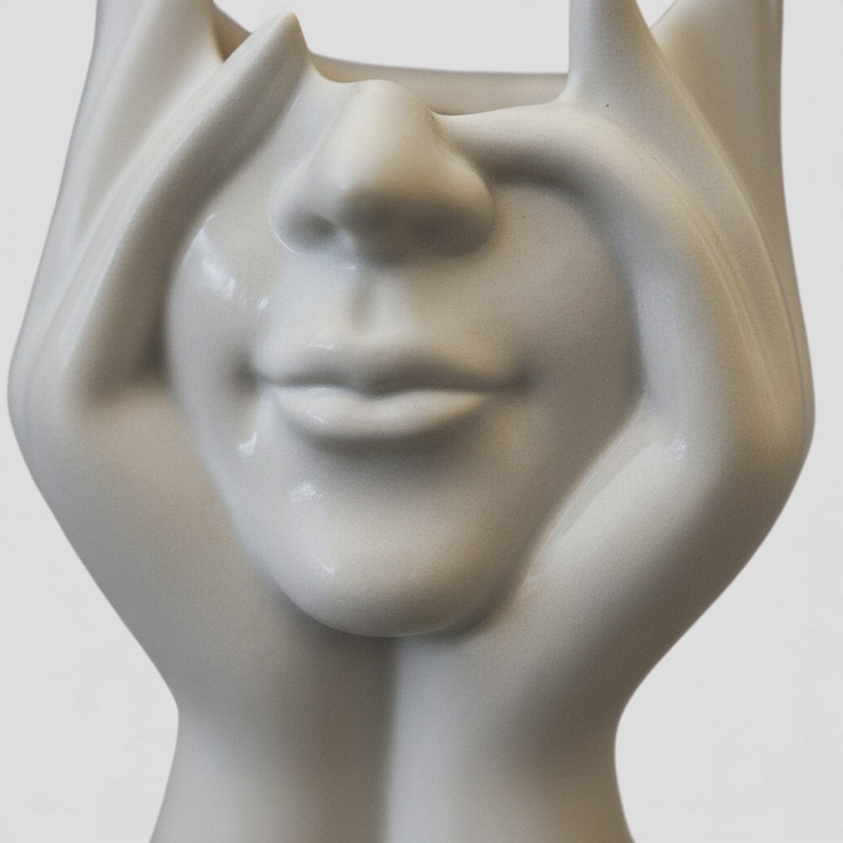 Solutions de rangement de bureau : Support de Rangement en Forme de Visage pour Figurines dans de Marche Lino