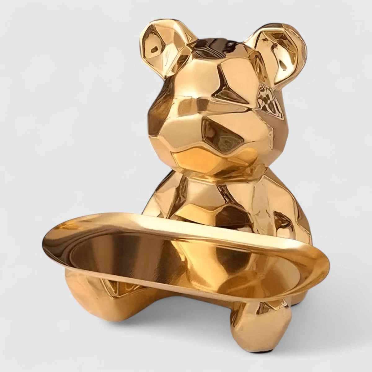 Boîtes décoratives : Objet Déco Céramique Multifonctionnel pour un Style Pratique Métal dans Or- A de Marche Lino