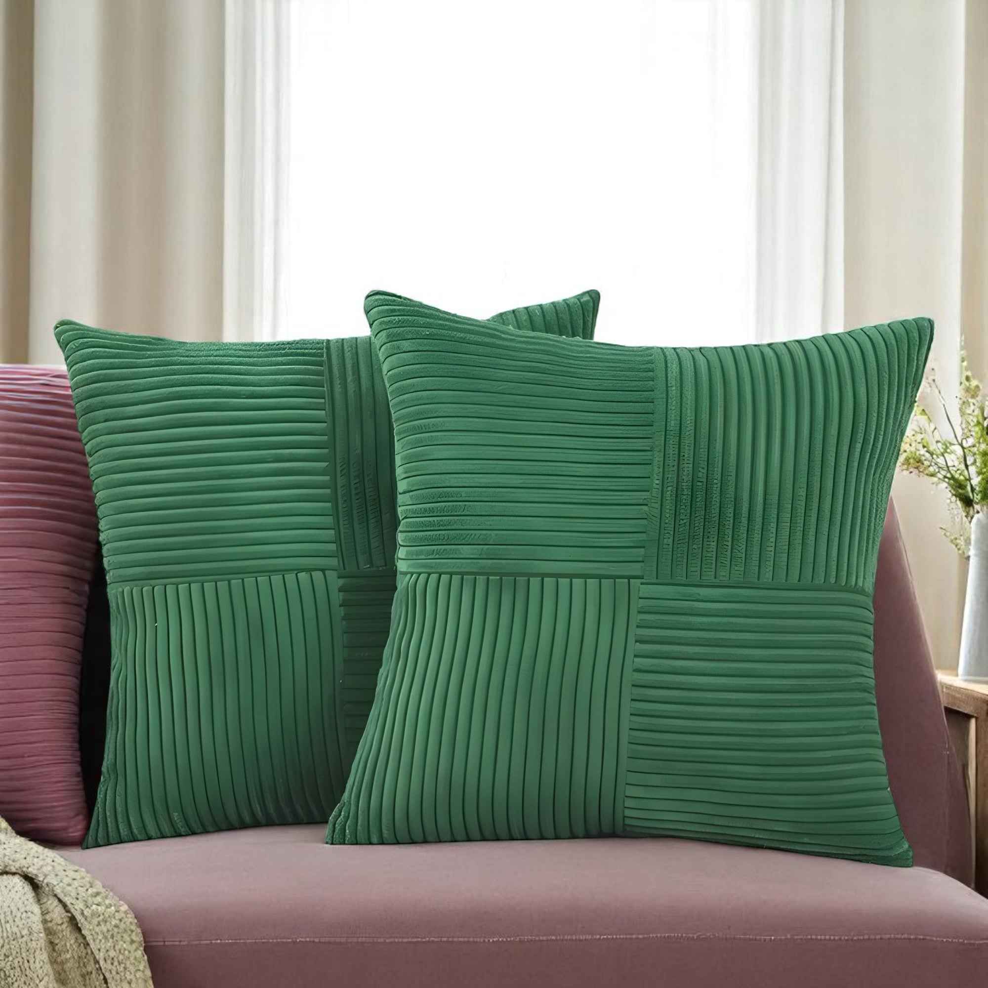 Housses de coussin : Housse de Coussin Velours Côtelé Accessoires De Maison dans de Marche Lino