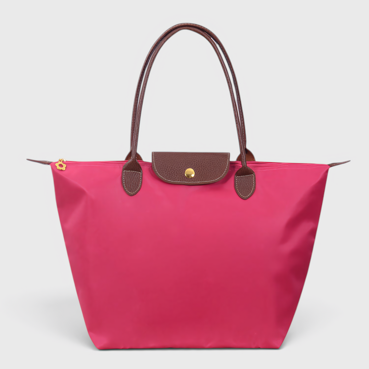 Handbag : Sac à Main en Nylon pour le Travail & le Quotidien – Spacieux, Élégant & Pratique dans Rose de Marche Lino