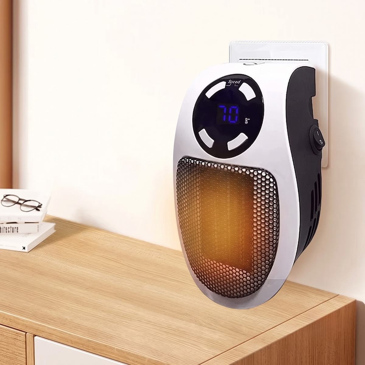 Space Heaters : HeatPlug Mini Radiateur à Brancher dans de Roselva