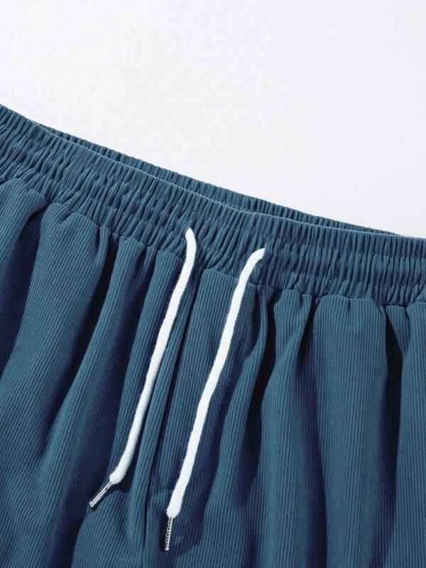 male shorts : Short Homme à Taille Élastique et Cordons - Coupe Décontractée dans de Laarhout Mode