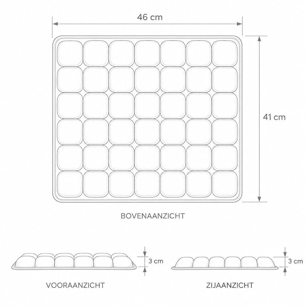 Meubelen > Stoelaccessoires : Coussin de Siège Gonflable - Coussin d'Air Ergonomique avec 36 Cellules d'Air dans de Roselva