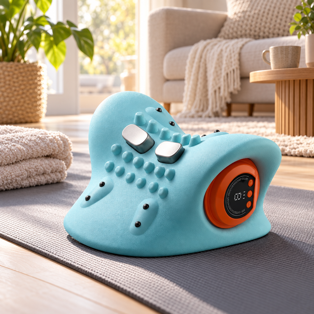 Gezondheid en persoonlijke verzorging > Persoonlijke verzorging > Massage en ontspanning > Massageapparaten > Massagekussens : Masseur de Nuque Électrique avec Chaleur et Vibration dans de Roselva