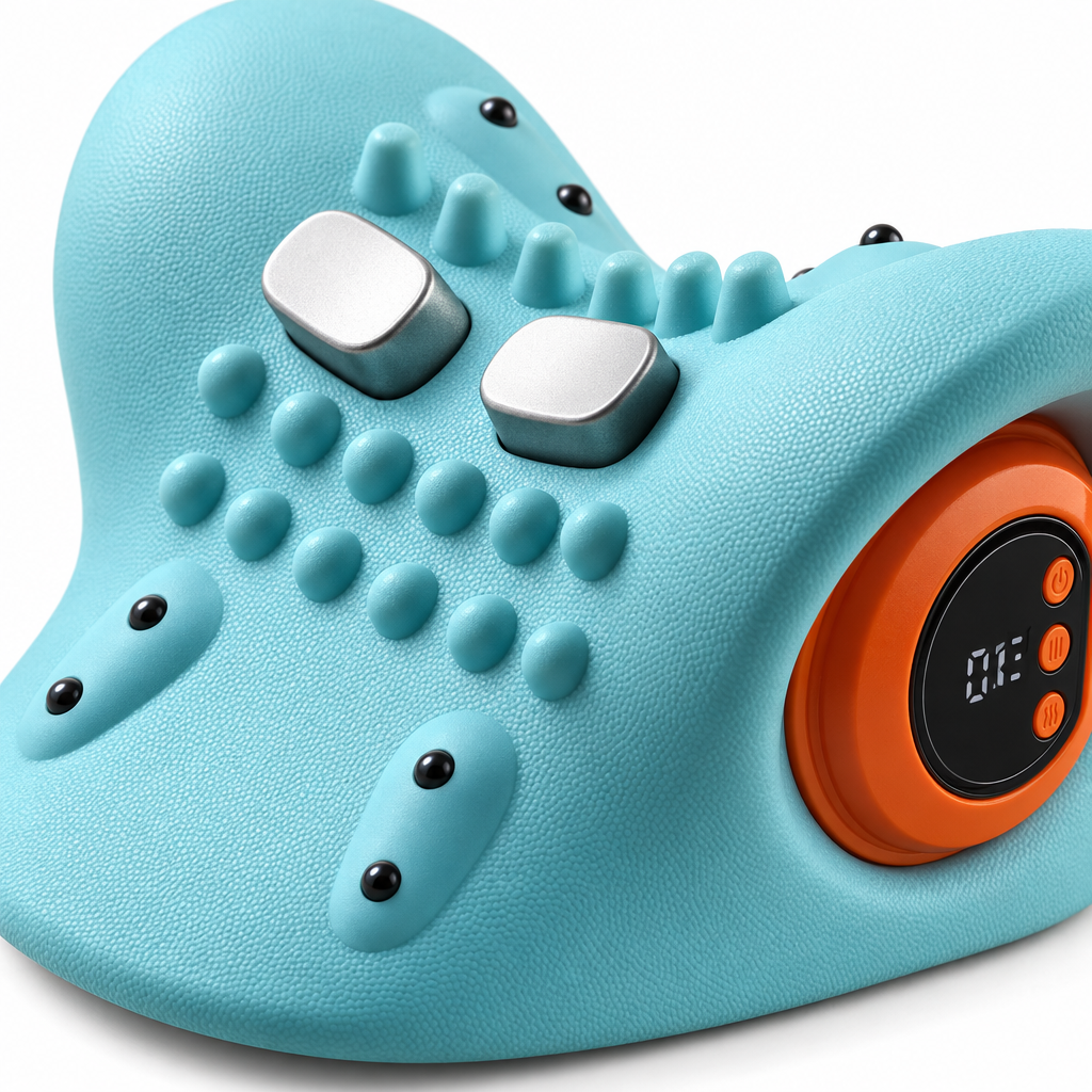 Gezondheid en persoonlijke verzorging > Persoonlijke verzorging > Massage en ontspanning > Massageapparaten > Massagekussens : Masseur de Nuque Électrique avec Chaleur et Vibration dans de Roselva