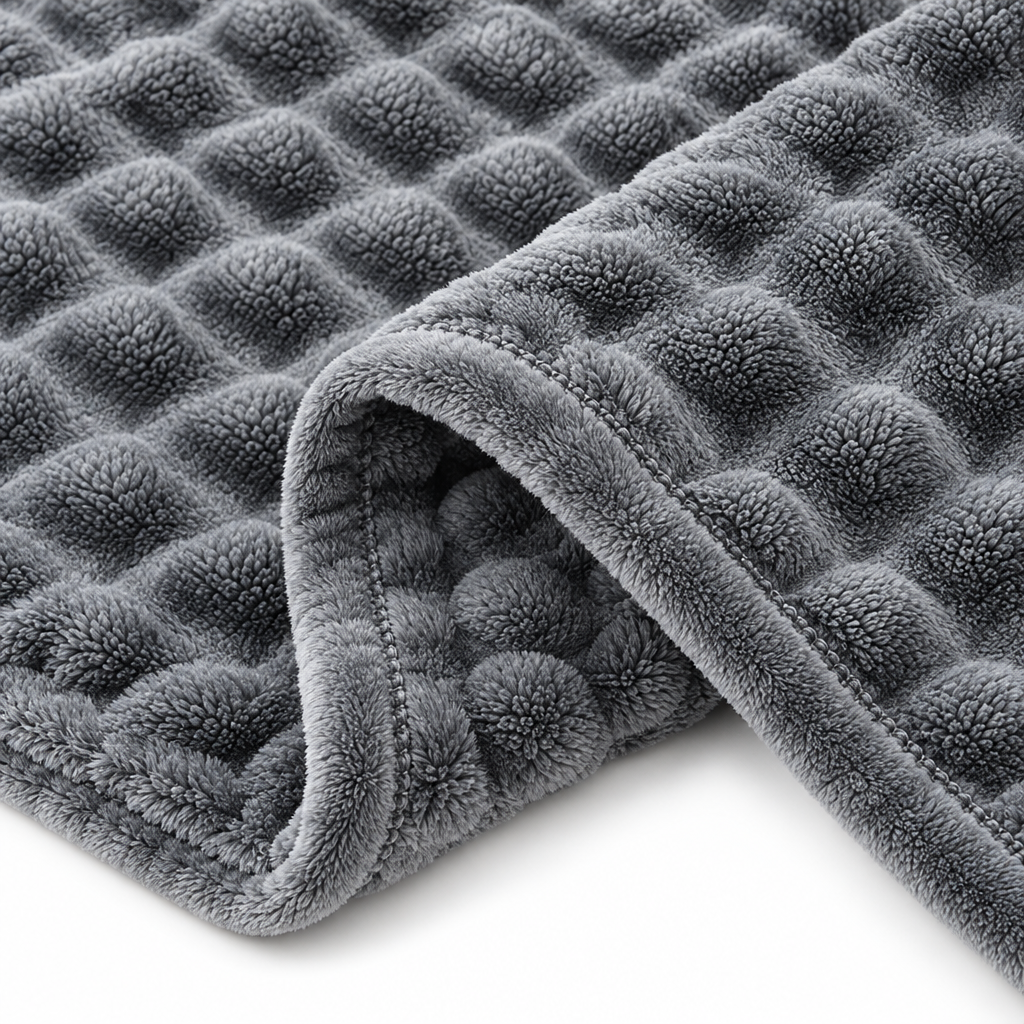Huis en tuin > Linnengoed > Beddengoed > Dekens : Plaid Polaire Corail Texturé pour Canapé et Lit dans de Roselva