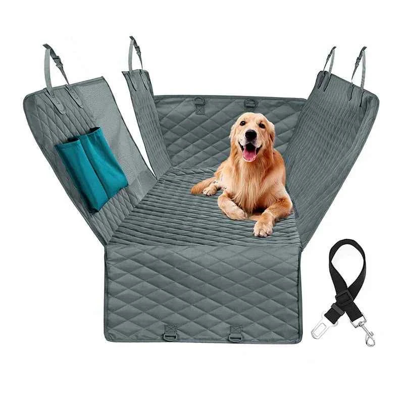 Housse de siège arrière de voiture pour chien noir - Protection sécurité - Oxford