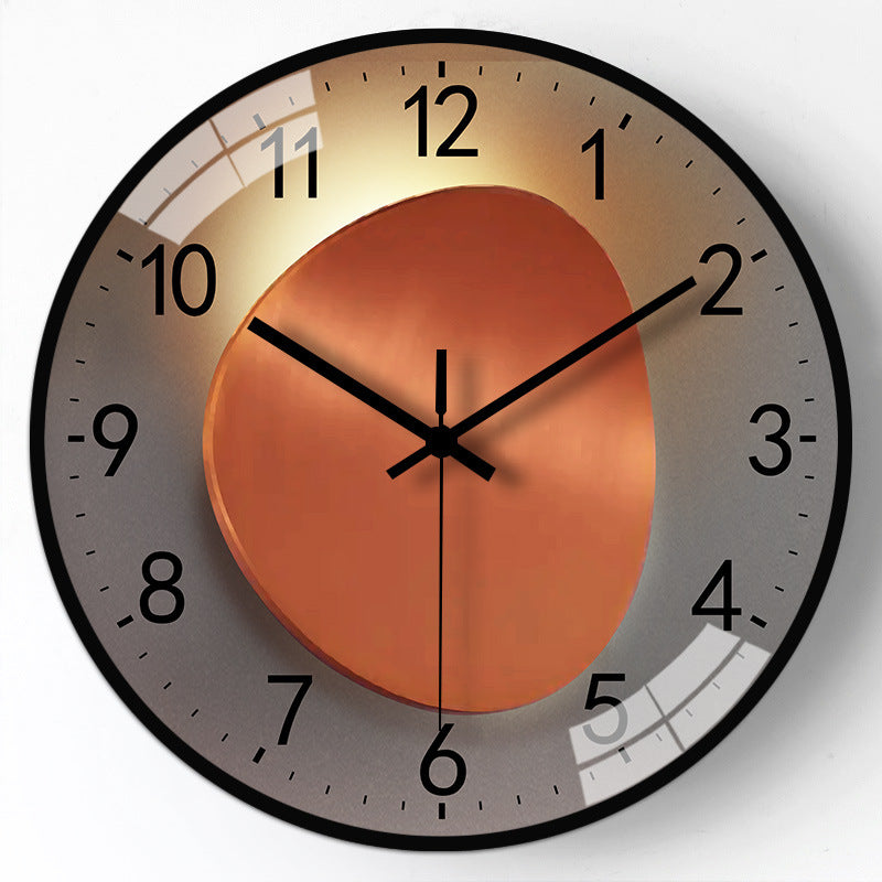 Wall Clocks : Horloge Murale Silencieuse – Design Moderne et Facile à Installer dans Noir de Marche Lino