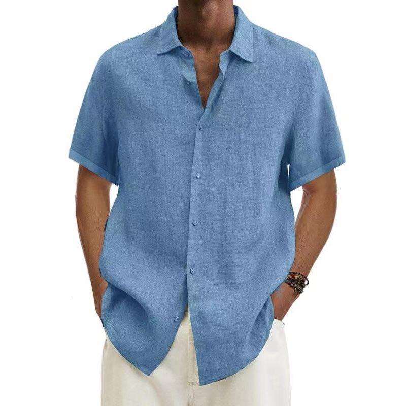 Chemise Homme Manches Courtes Casual - Chemise Quotidienne