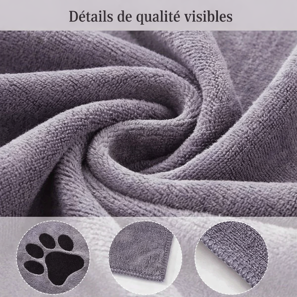 Serviette Douce Absorbante pour Animaux Accessoires Pour Chat