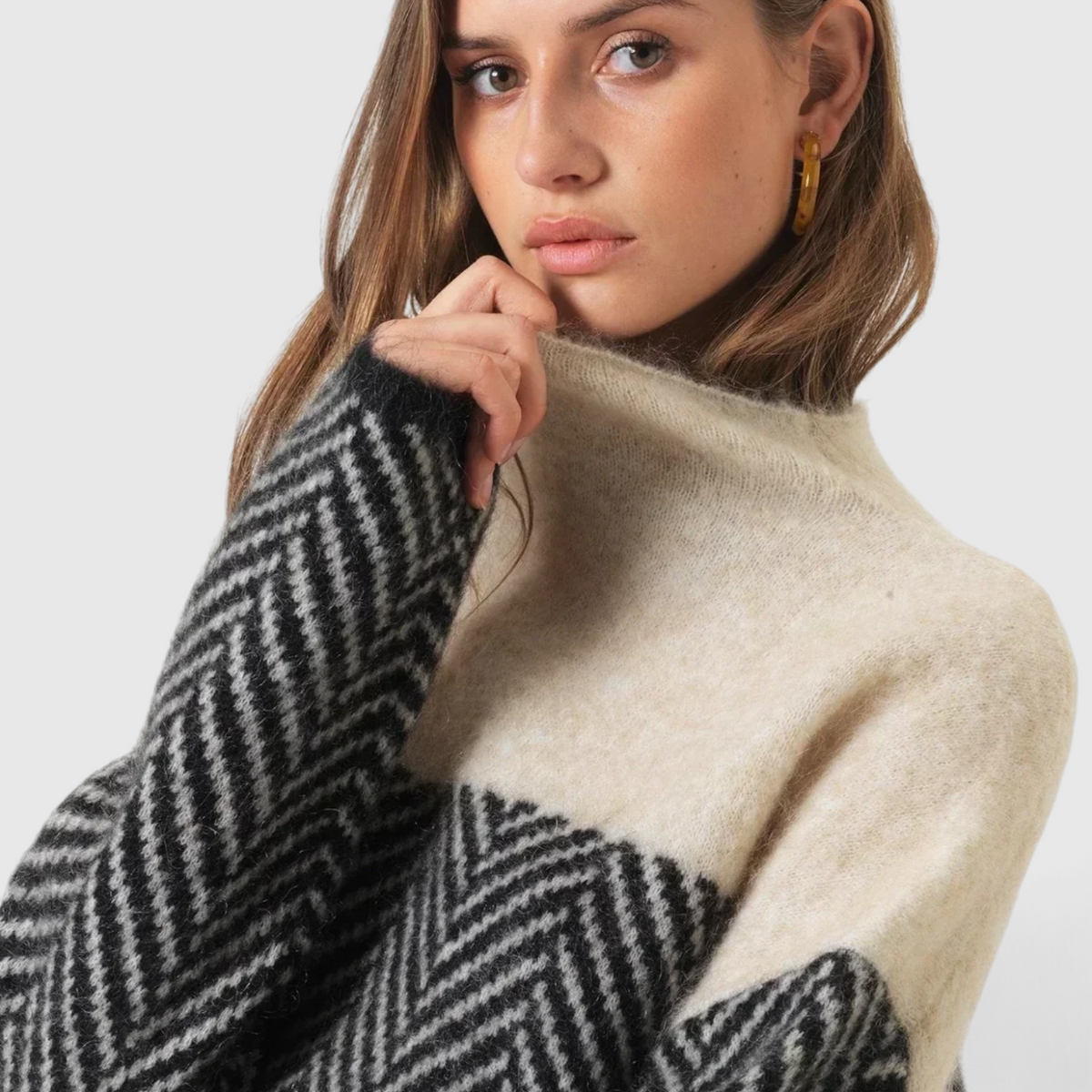 Pull Col Roulé en Cachemire Femme - Tricot Doux