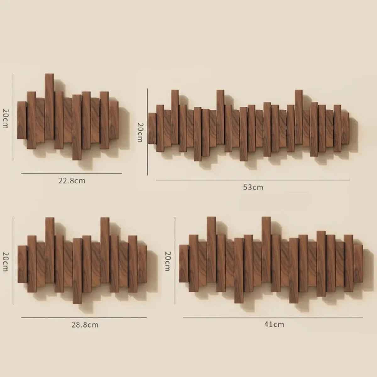 coat racks : Porte-manteau Mural Piano | Bois Noyer ou Hêtre | Sublimez Votre Entrée dans de Marche Lino