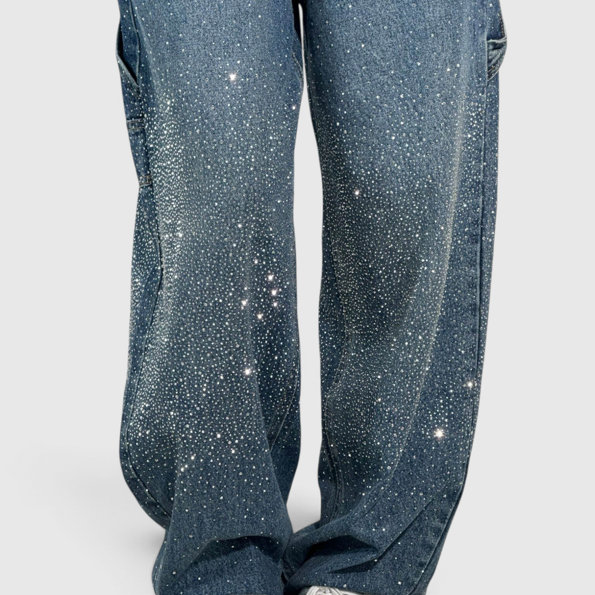 Pantalon Femme Jambe Large - Taille Haute