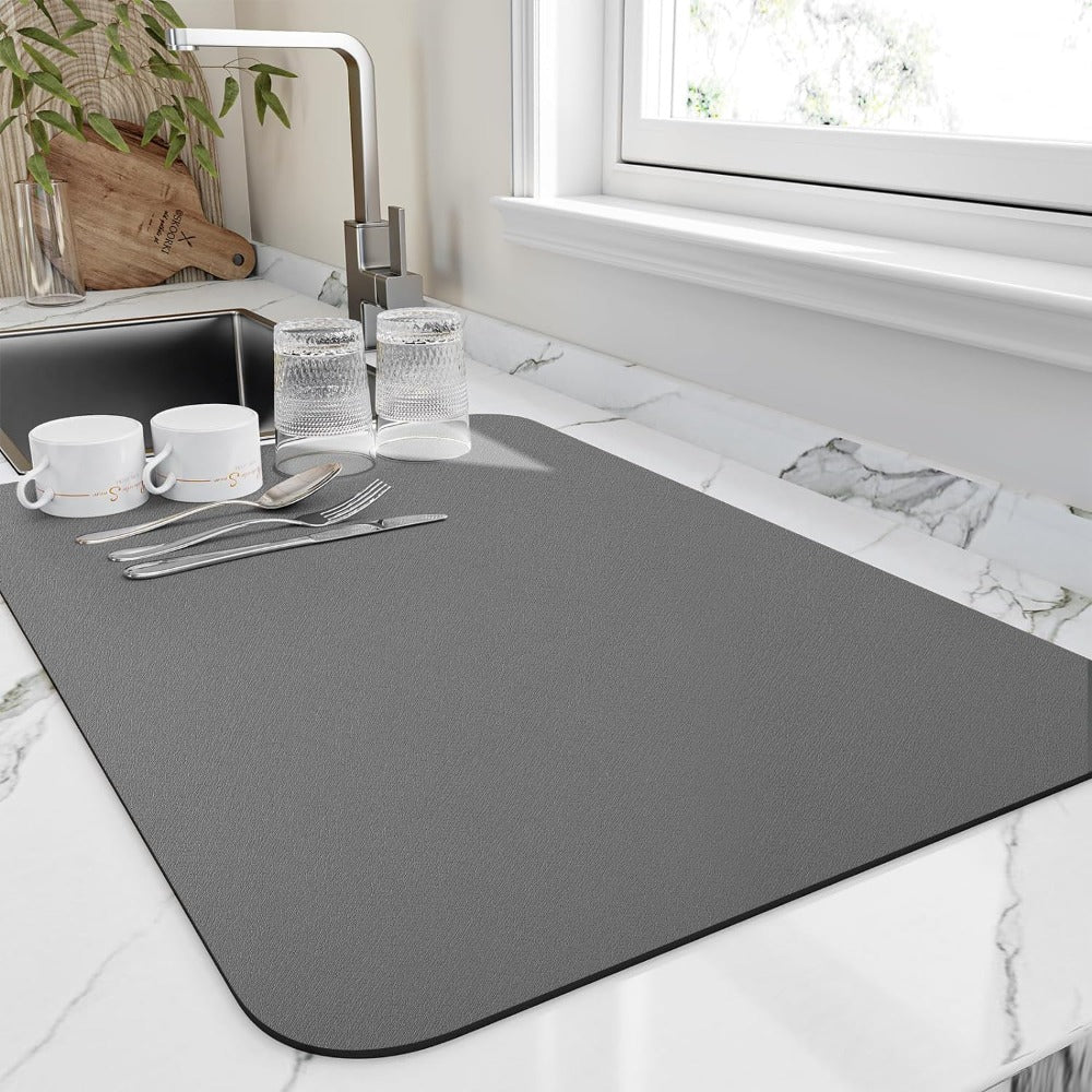 Kitchen Mats : Tapis d'Égouttoir de Cuisine à Séchage Rapide | Très Absorbant dans de Casa & Beyond