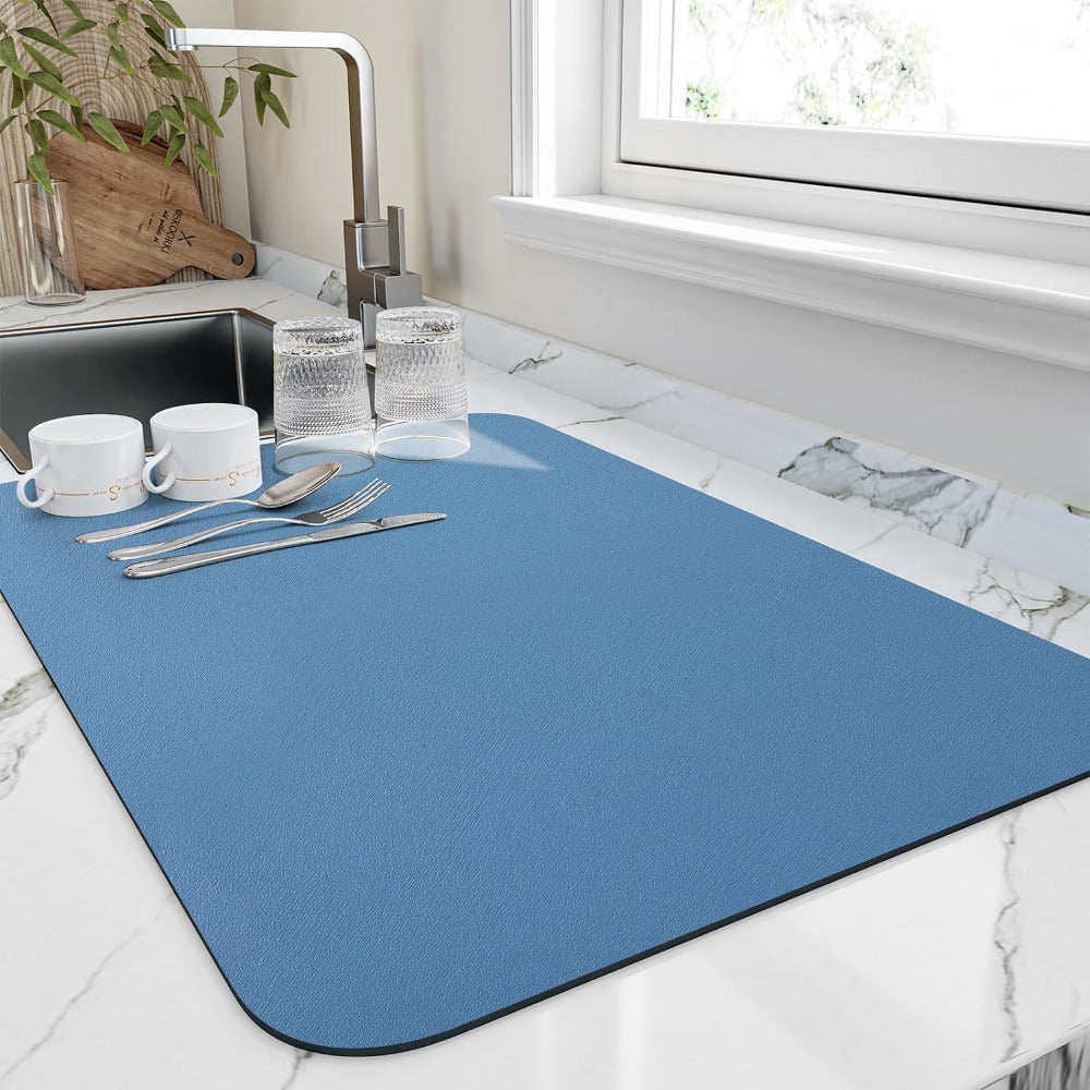 Kitchen Mats : Tapis d'Égouttoir de Cuisine à Séchage Rapide | Très Absorbant dans de Casa & Beyond