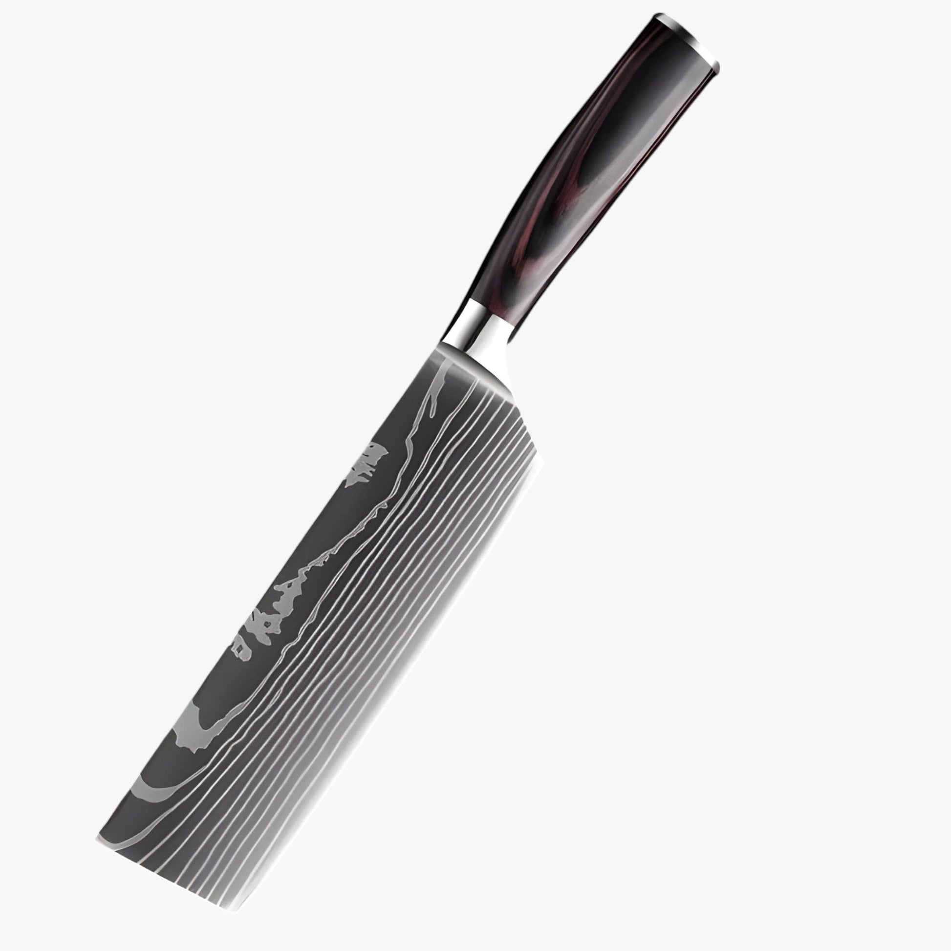 Set de 8 Calla couteaux de cuisine japonais en acier de Damas, extrêmement tranchants pour chefs professionnels