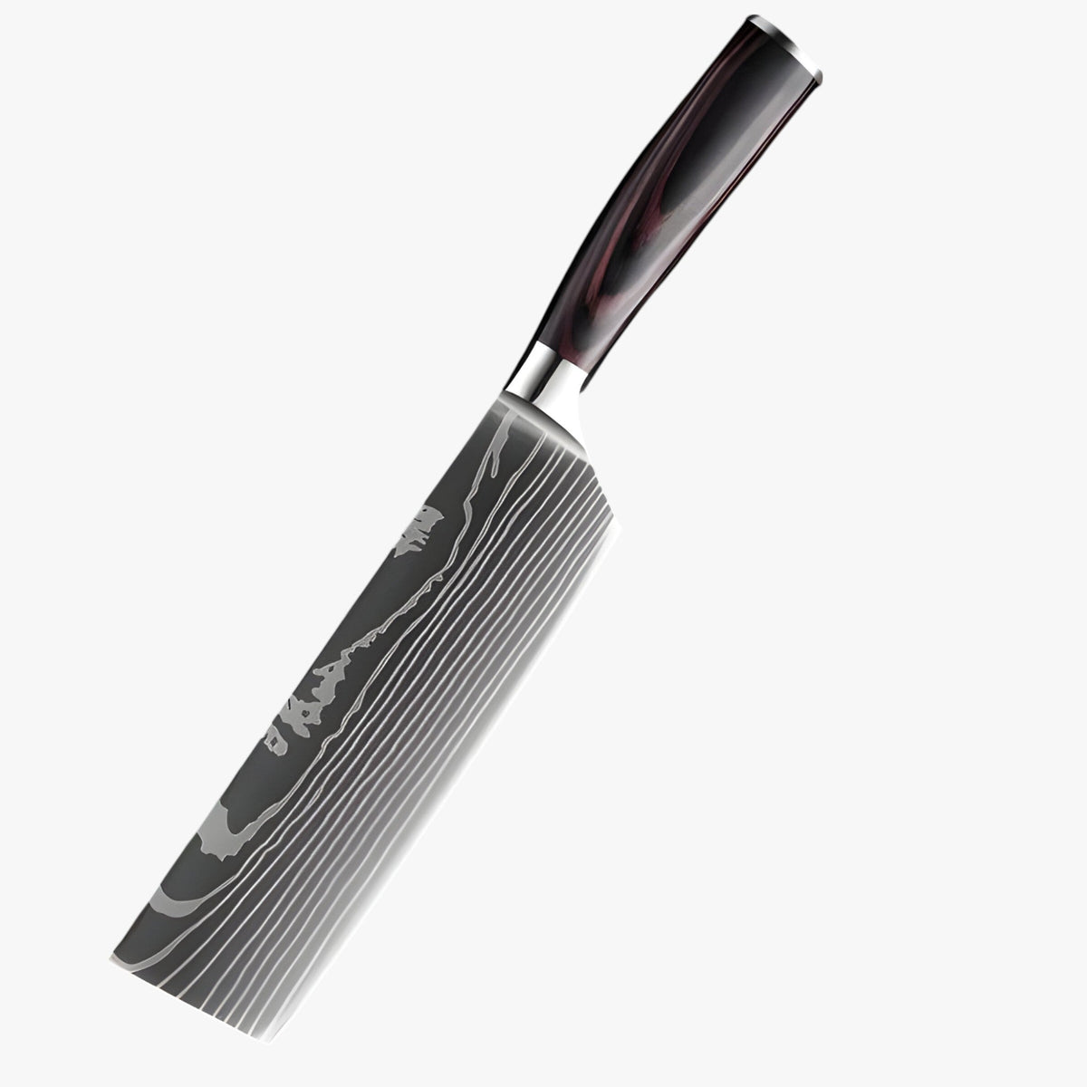 Home & Garden : Set Couteaux de Cuisine Japonais Calla Damas 8 Pièces Acier Inoxydable Ultra-Tranchant dans 7" ÉLECTRIQUE de Marche Lino
