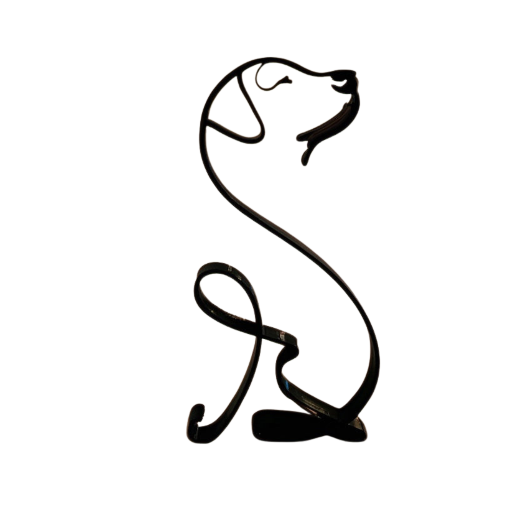 Silhouette d'animal en métal, et minimaliste