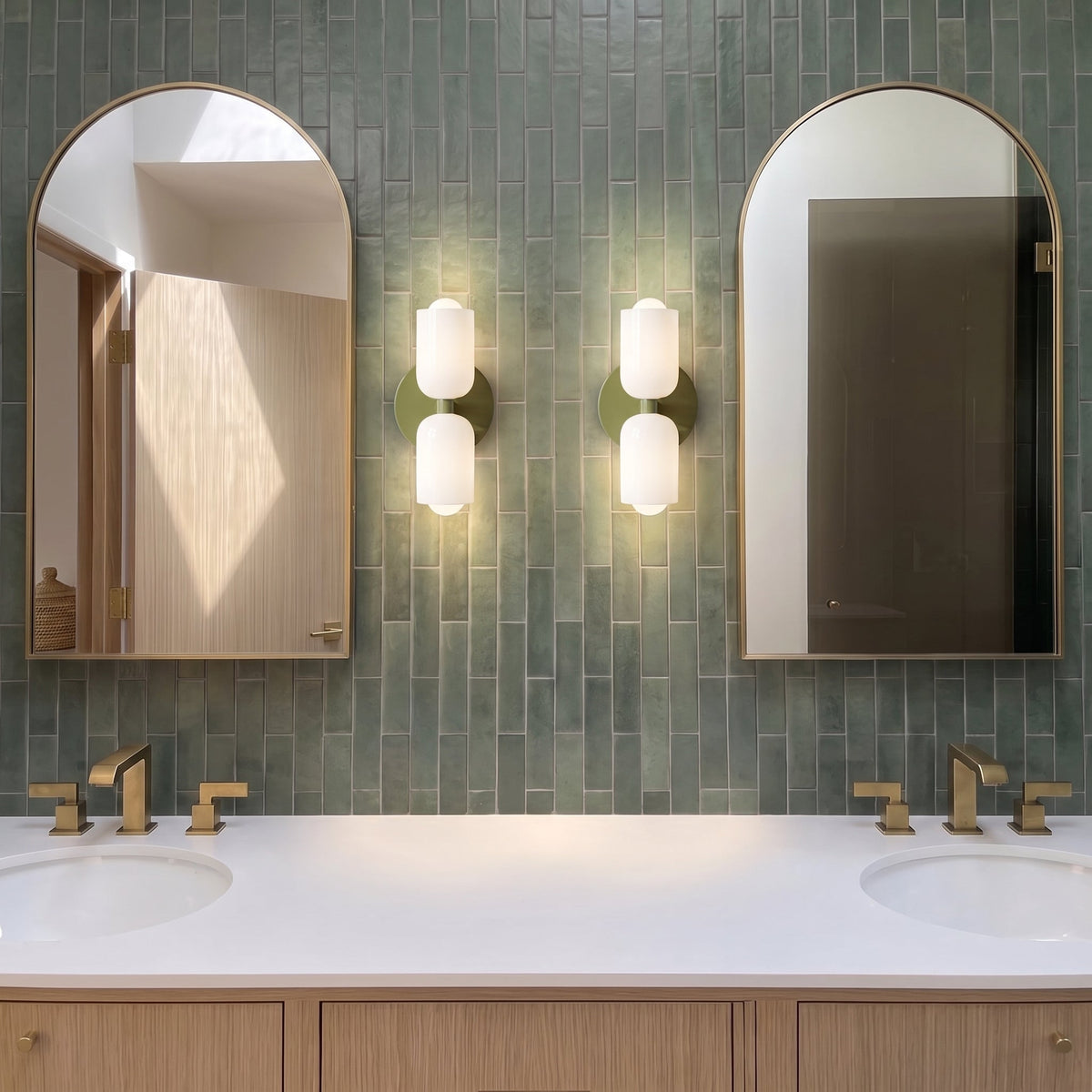 Luminaires : Applique Murale Minimaliste Nordique Haut-Bas - Lueur Diffuse dans de Havelalights