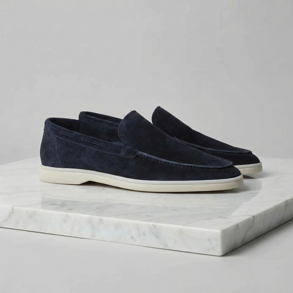 men loafers : Mocassins Homme Daim Classiques - Élégance Polyvalente & Confort dans Diepblauw de Lumeure
