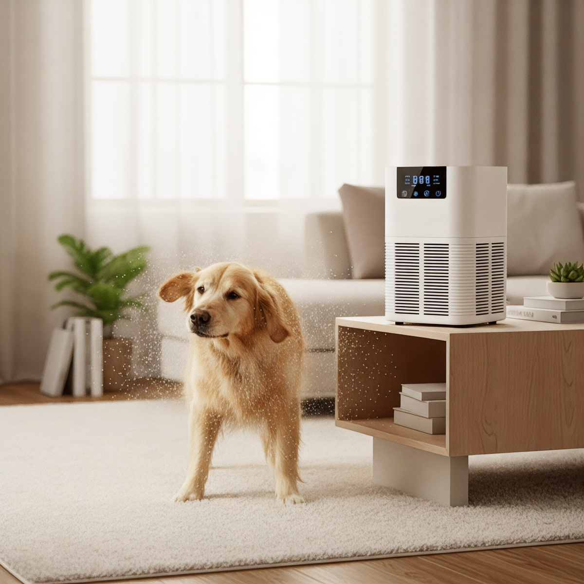 LuftRein Purificateur d'Air HEPA - Purificateur Compact pour la Maison