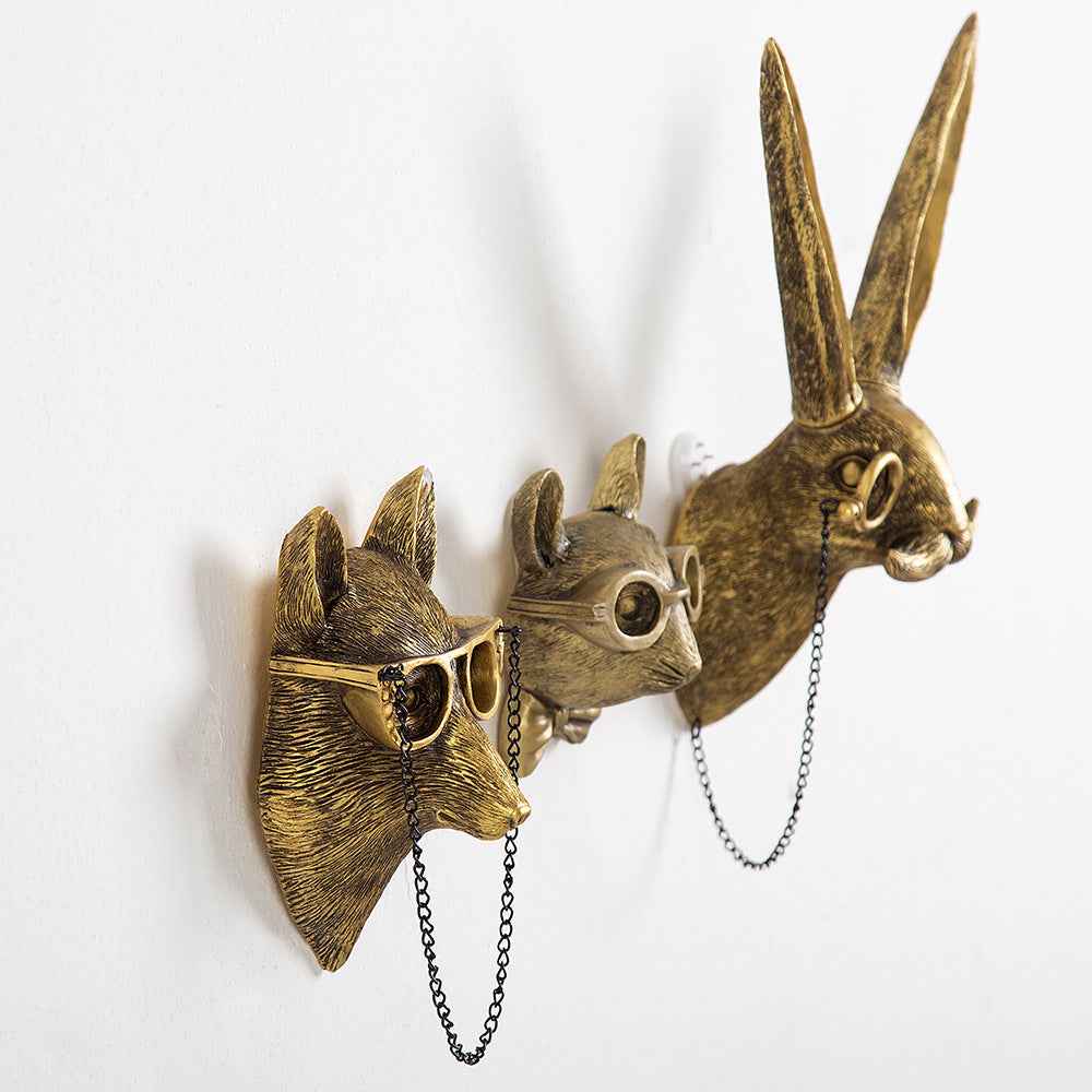 Frankie la tête de cerf – Décoration murale à accrocher sur le mur