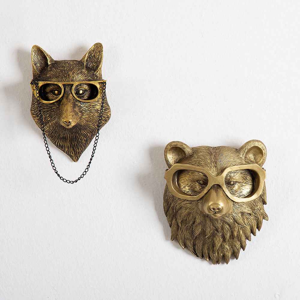 Frankie la tête de cerf – Décoration murale à accrocher sur le mur