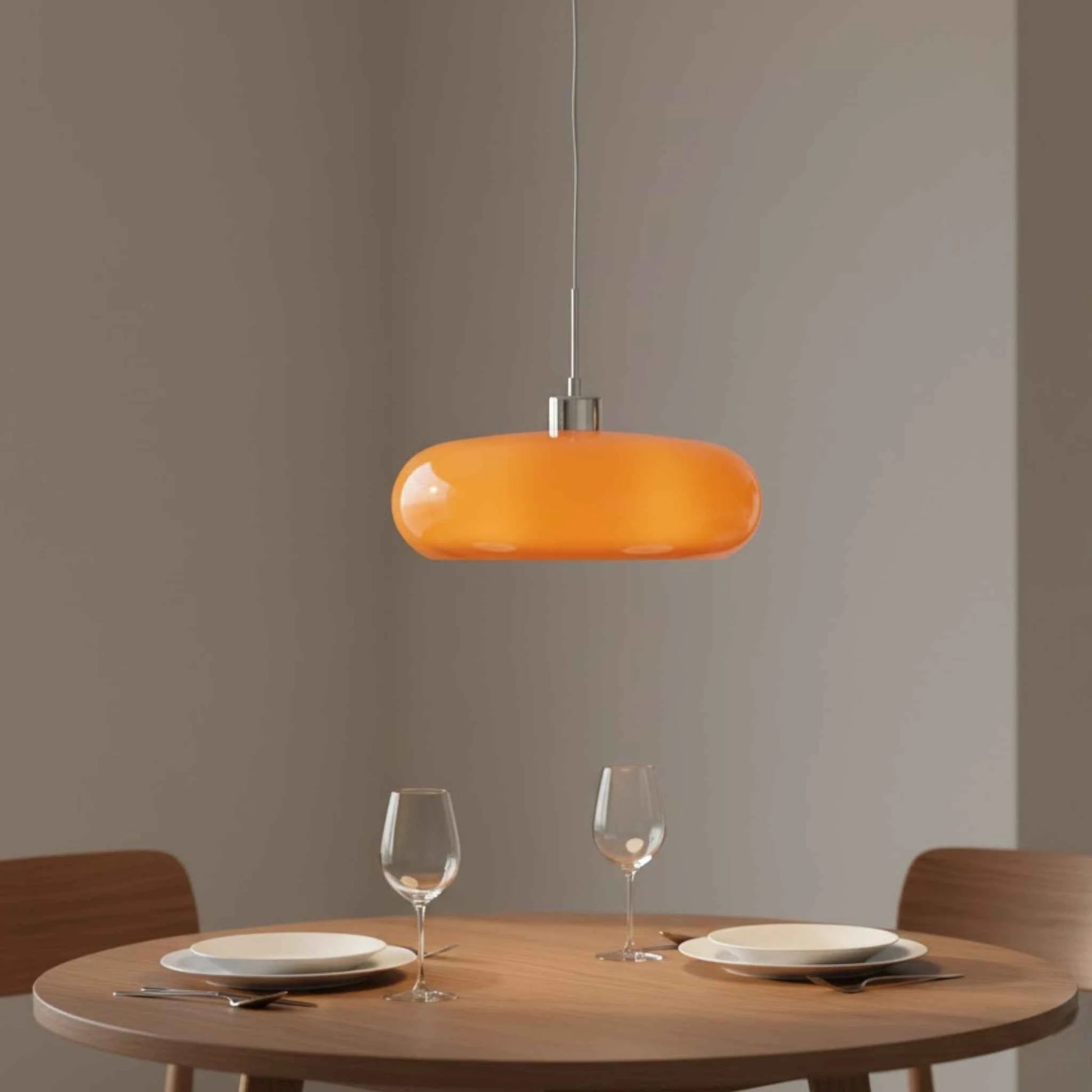 Suspension de plafond en verre – Design moderne