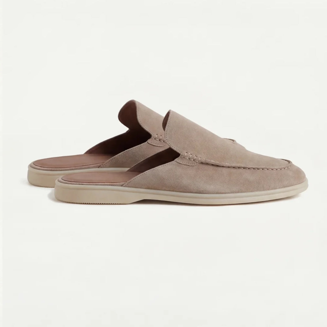 Sandales : Mules homme à enfiler dans de Marche Lino