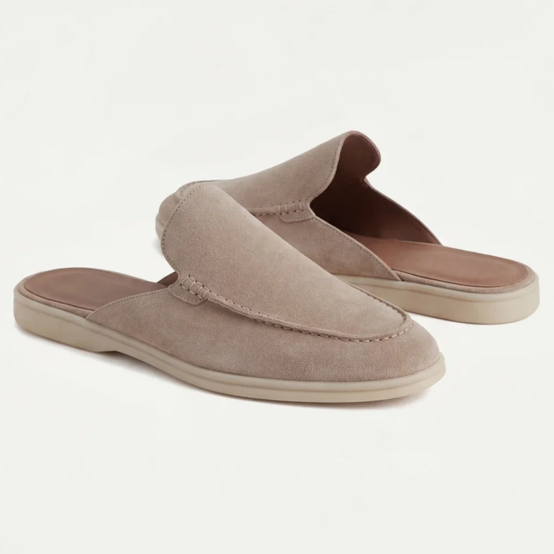 Sandales : Mules homme à enfiler dans de Marche Lino