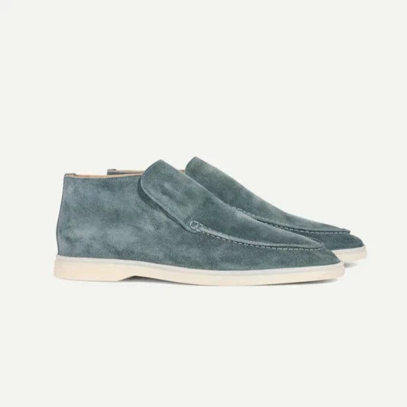 Chaussures : Mocassins montants pour homme dans Vert de Marche Lino