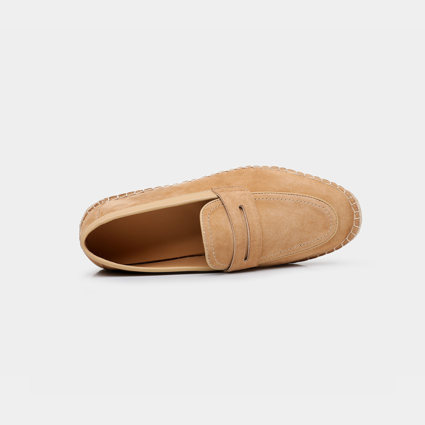 Mocassins : Mocassins pour homme à semelle tressée dans de Marche Lino