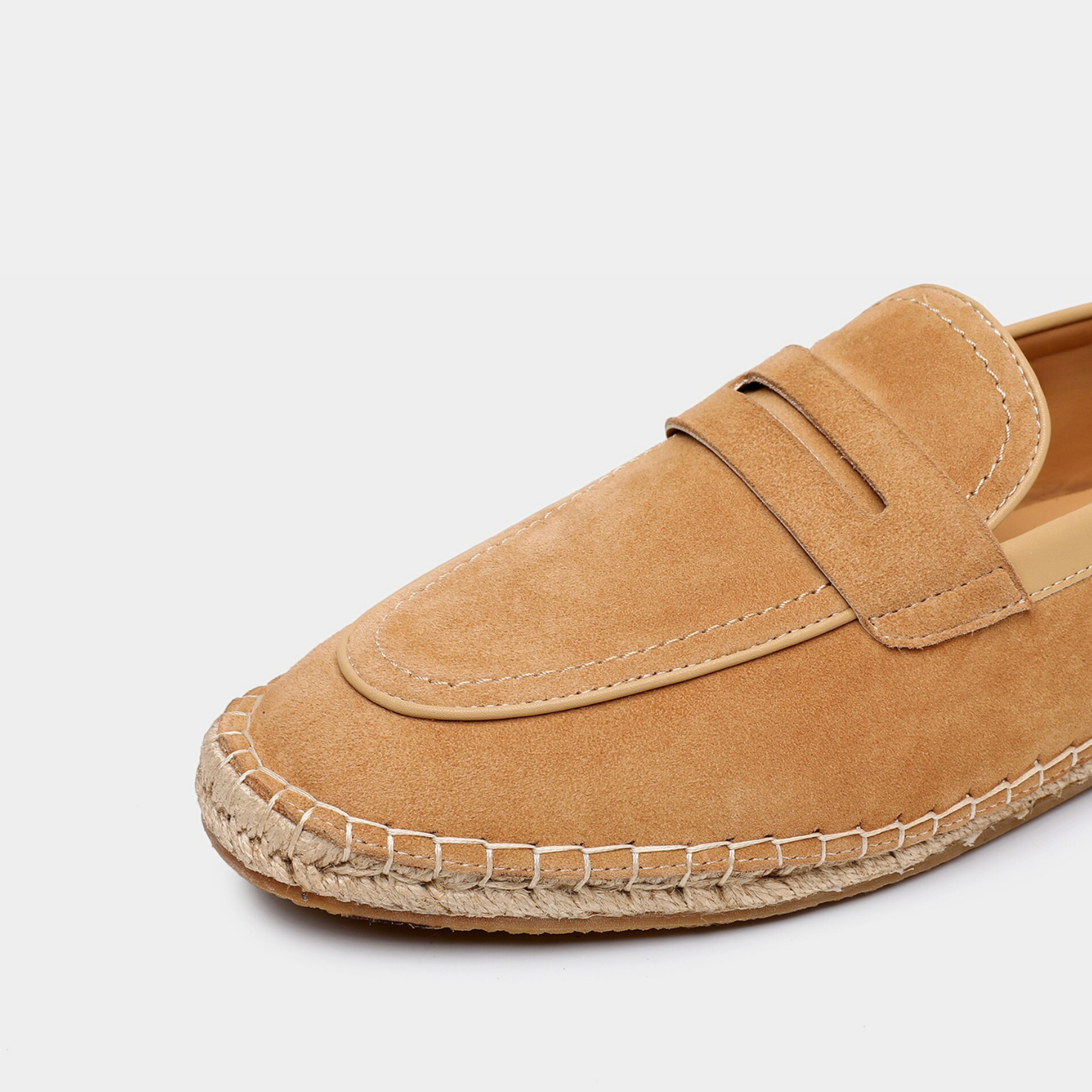 Mocassins : Mocassins pour homme à semelle tressée dans de Marche Lino